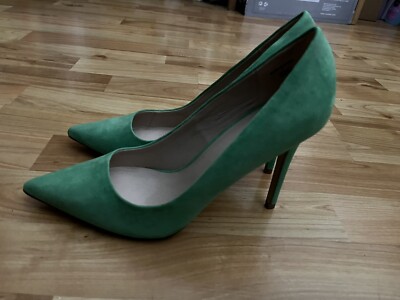 ASOS Pointed High Heels In Apple Green Size UK