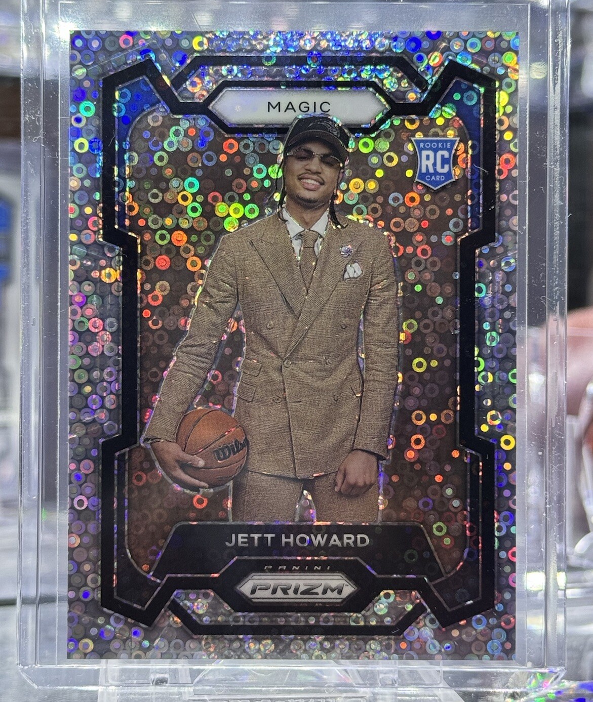 2023-24 Panini Prizm #132 Jett Howard Rookie Variation Fast Break Prizm Magic RC