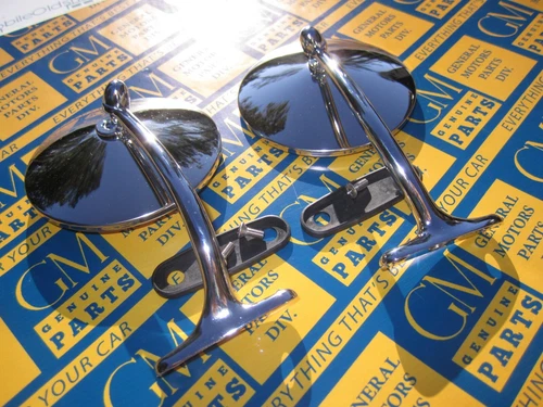 1940-1948 Cadillac Outside Rear View Mirrors King Bee Show Quality