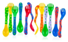 Nuby Spoons and Forks, 4 Count