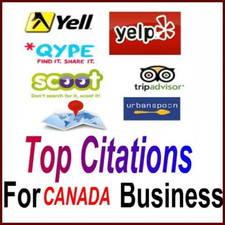 Your Business Citations in 100 TOP CANADA Local Directories, Google Friendly SEO