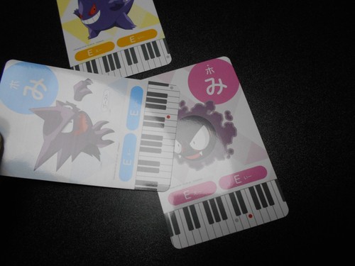Pokemon Music Musical Note Card x3 Gengar Haunter Gastly Evolutions #3730 - Picture 4 of 11