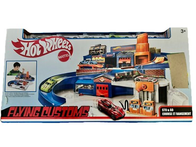 HOT WHEELS 1:64 FLYING CUSTOMS STO & GO GARAGE #GND89 Brand New 5
