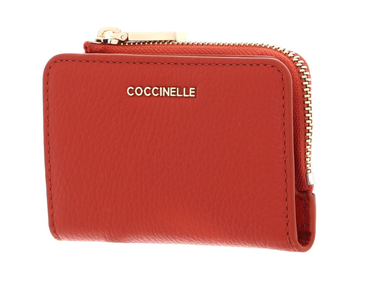 COCCINELLE porta carte di credito Metallic Soft Credit Card Holder