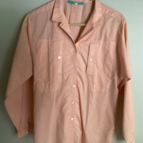 Cacharel Woman Shirt Casual Vintage Cotton Size 30/40 or small to medium to pixs