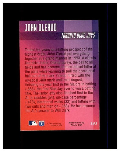 JOHN OLERUD YOU PICK EVERY CARD ROOKIES, INSERTS HIGH GRADE CARDS HUNDREDS!!! - Picture 58 of 260