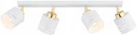 Deckenstrahler Schlafzimmer Weiß Gold E27 Flexibel L:60 Cm Deckenspot Wohnzimmer