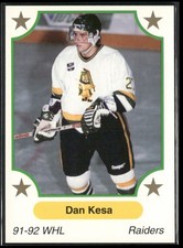 1991-92 7th Inning Sketch WHL #247 Dan Kesa