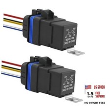Pack Waterproof Relay and Harness Kits 40/30 AMP 1V Relay Switch, 5 Pin 2 5 pin