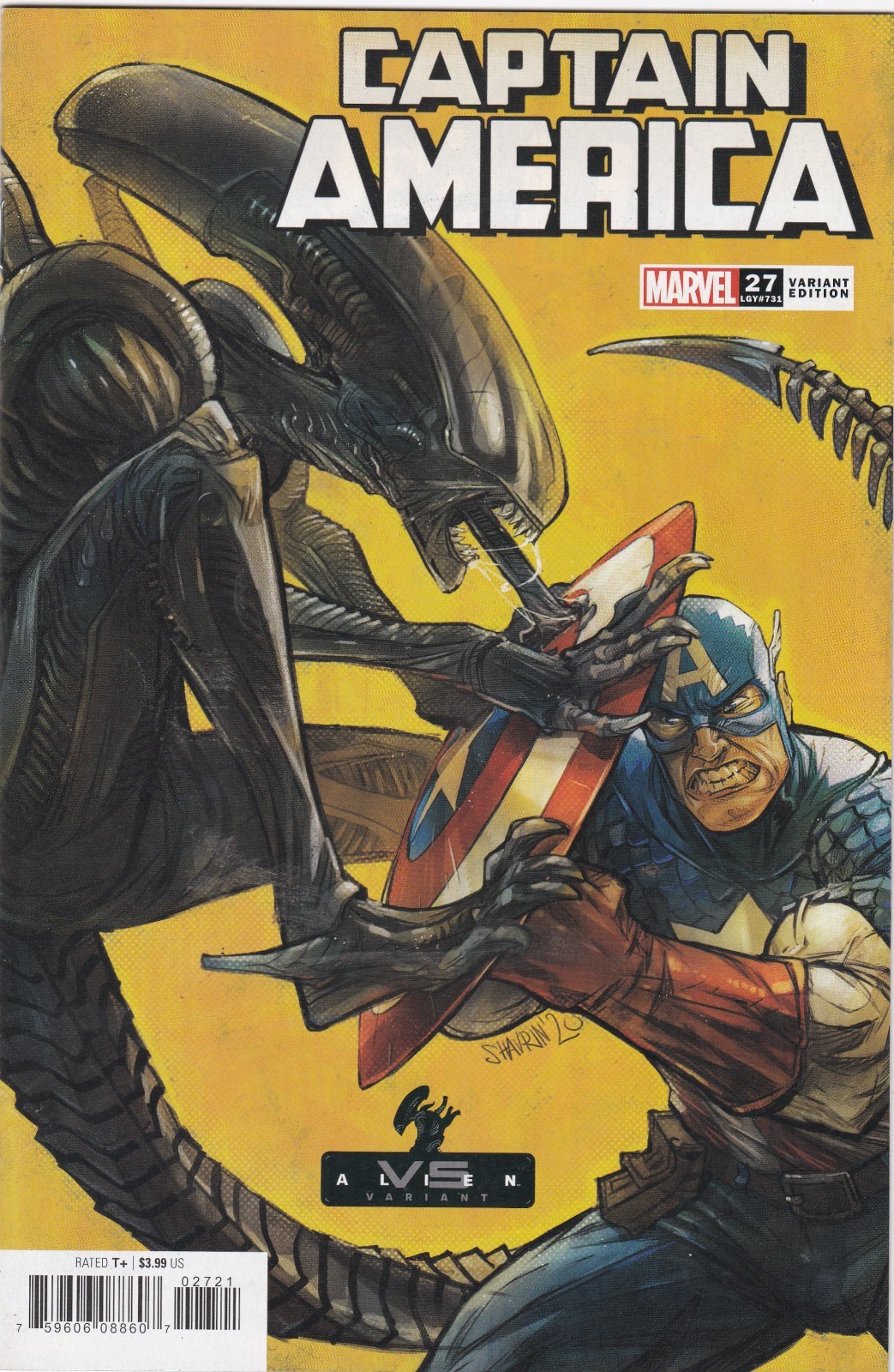 Captain America #27.  Marvel Comics  2020  VF/NM  (9.0)