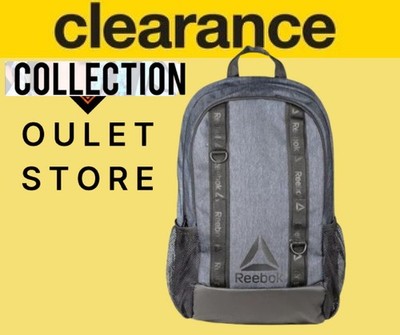 Reebok Unisex Theo Backpack-Dark Heather Gray NEW