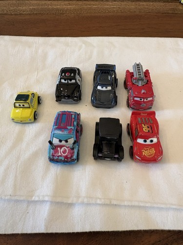 Nice Lot of 7 Disney Pixar Cars Mini Racers Diecast Car Free Ship in ...