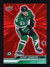 2023-24 Upper Deck Series 2 Outburst Red 1/25 Wyatt Johnston #308 1s7k