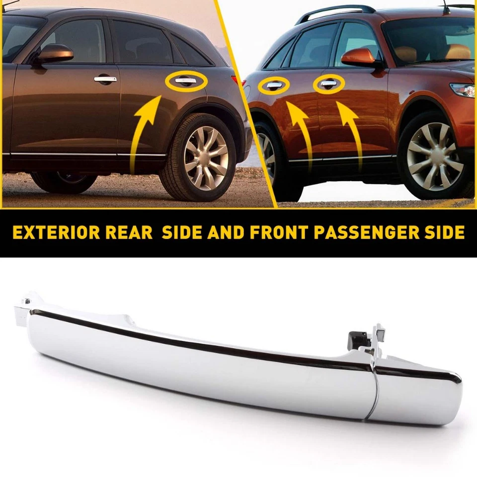 Para 2003 2004 Infiniti FX45 FX35 maçaneta externa lateral do passageiro nova - Imagem 3 de 4