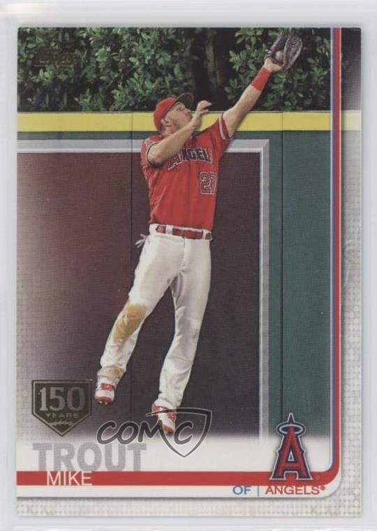 2019 Topps 150th Anniversary Mike Trout #100 1e5