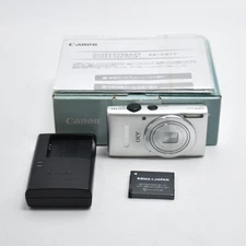 Canon IXY 90F Silver Compact Digital Camera 16MP Tested from Japan