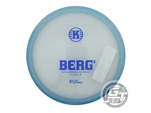 NEW Kastaplast K1 Berg X 175g Teal Blue Stamp Putter Golf Disc
