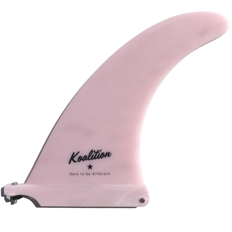 Koalition California Longboard Fin 7 inch Pastel Pink