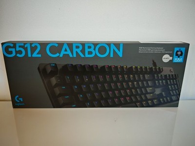 Logitech G512 Carbon Mechanische Gaming Tastatur RGB QWERTY GX Blue Clicky