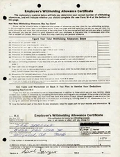 DICK SARGENT - DOCUMENT SIGNED