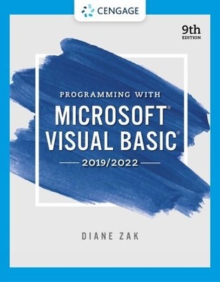 Diane Zak Programming With Microsoft Visual Basic 2019/2022 (Taschenbuch)