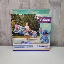 Swimways Stitch Suntanner Pool Float, Inflatable Pool Floats & Kids Pool Toys