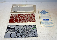 Vintage 1976 Pontiac Firebird Owners General Infooperating Instructions Manual