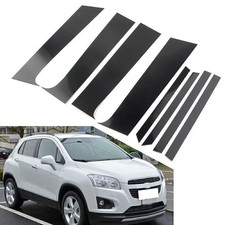 8 pezzi pannello palo colonna finestra porta nera per Chevrolet Trax 2015-2021