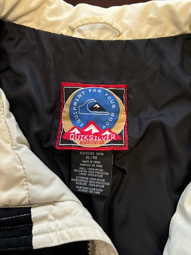 Vintage Quicksilver Jacket Mens XL Ski Snowboarding 90s Coat - Picture 6 of 9