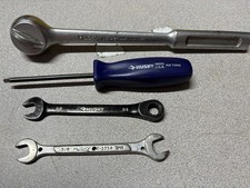4-HUSKY TOOLS USADO 1/2” DR. MADE USA #20 TORX-3/8” LLAVE DE TRINQUETE-3/8-7/16 COMBO