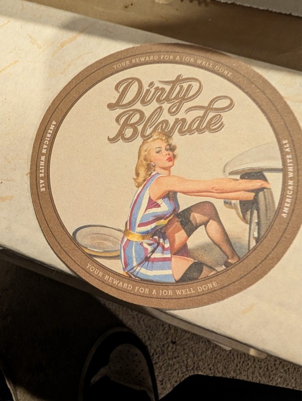 Twin Peaks Bar Coaster set of 4 New Mint dirty blonde knotty brunette