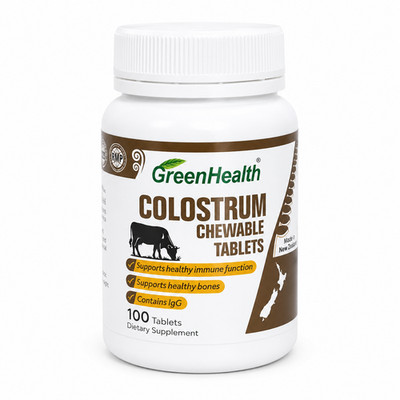 New Zealand Colostrum 100 Chewable Tablets