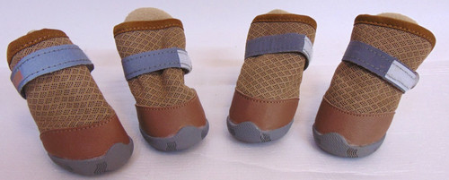Dog Shoes Size 3 for Puppies Dogs Boots & Paw Protectors Outdoor Reflective QUMY