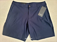 NWT Lululemon Commission ABC Short Classic 7  True Navy Blue 34 Golf Warpstreme