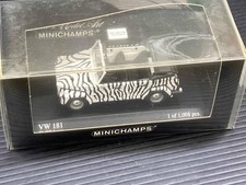 MINICHAMPS VW 181 1969 Diecast Model Car 1/43 White Black Rare Vintage