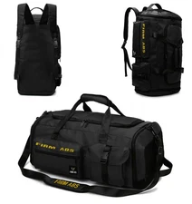 65L Gym Bag for Men Women 3 in 1 Convertible Travel Duffle Backpack