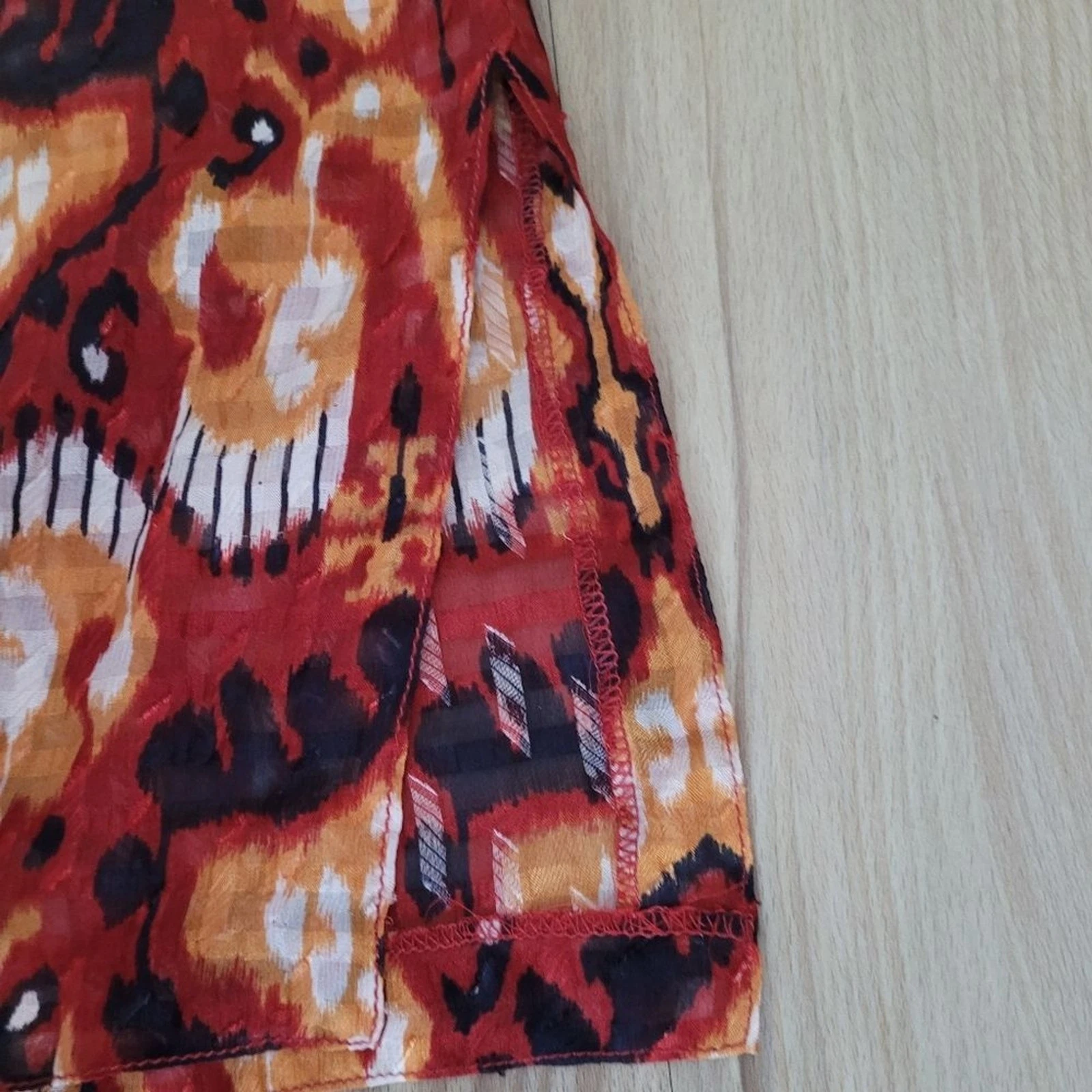 Abito Tory Burch misto seta fantasia multicolore taglia 8