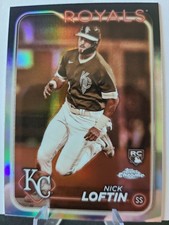 2024 Topps Chrome #183 Nick Loftin Sepia Refractors Rookie card. rookie card picture