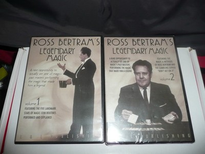 Ross Bertram's Legendary Magic Vol 1 + 2 - DVD Lot