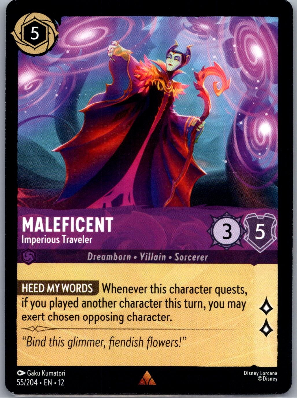 Wilds Unknown #55/204 Maleficent