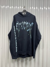 Size 2XL - Revenge Moonlight Hoodie Sweatshirt Spellout Navy Streetwear Rare