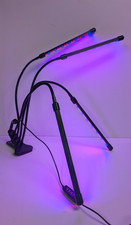 Clip-On 4-Head Selectable Spectrum LED Grow Light with Timer