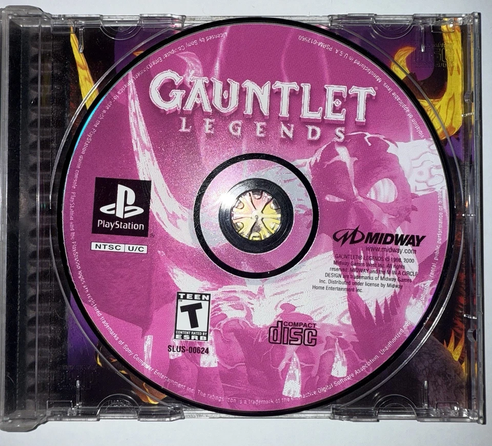 Gauntlet Legends Ps1 CIB Great Condition WITH RARE Gauntlet Giveaway Insert - Image 2 of 4