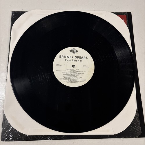 Britney Spears I'm a Slave 4 U 12” Single Vinyl Disc 2001 VG+/VG - Imagen 5 de 8