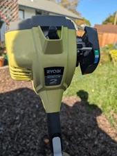 RYOBI String Trimmer 25cc 2-Cycle Gas-Powered Straight Shaft, Attachment Capable