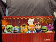 Vintage 2004 Sababa Toys The Muppet Show Mini Plush Set 8 New In Box