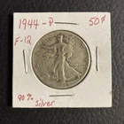 1944-P Walking Liberty Half Dollar 50c Silver Circulated Gap Filler