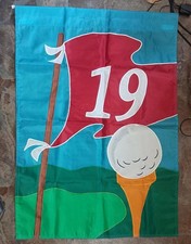 Drapeau de golf 19ème trou, résistant