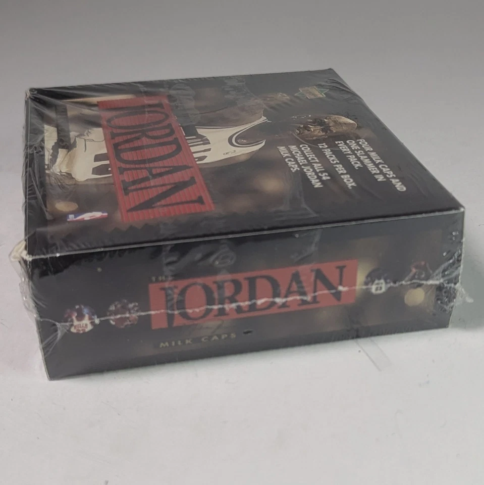 Michael Jordan Milk Caps Factory Sealed Box of 12 Packs Upper Deck 1995 MJ Pogs - Image 3 of 4