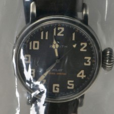 ZENITH - Pilot Type 20 Ton Up in Brushed Steel